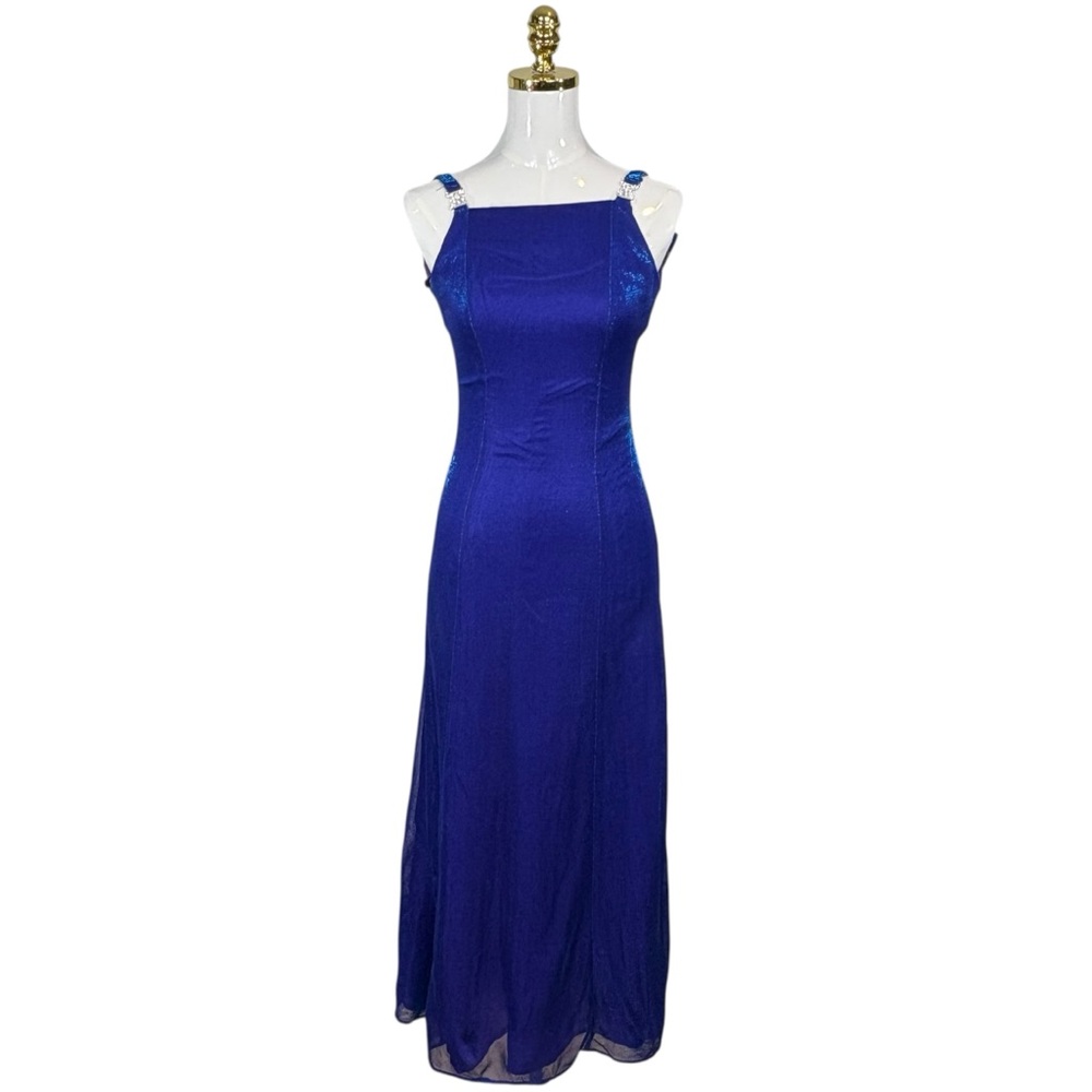 Blondie and Me Evening by Linda Bernell Y2K blue & purple iridescent gown 3